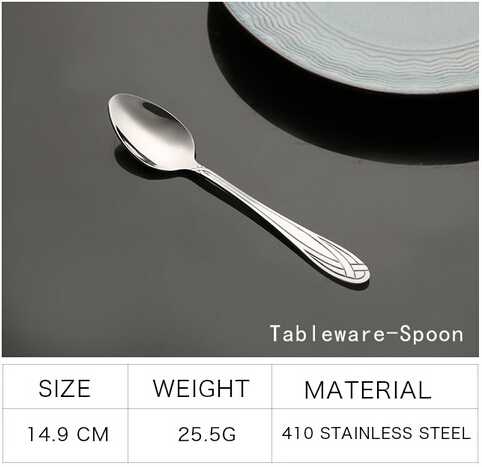 Western Type Stainless Steel Cutlery With Pattern Handle