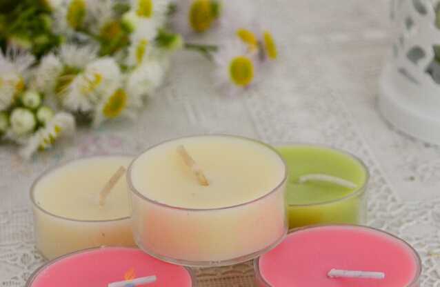 Promotion paraffin wax tealight candle 