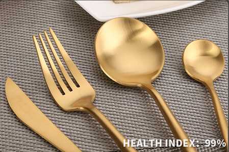 High quality titanium flatware cutlery wholesale