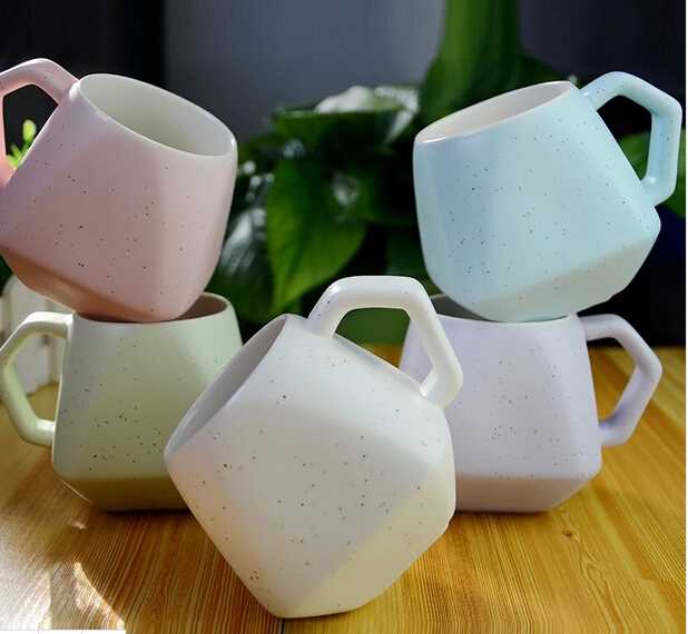 Discoloring, Thermostability Irregular Shape Mug