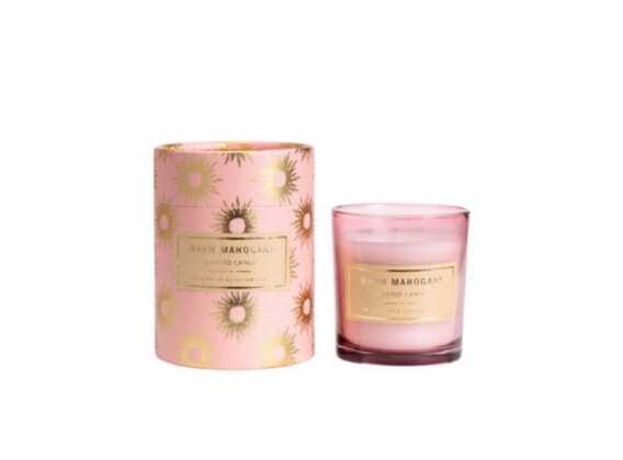 Flower Perfume Jar Scented Candle
