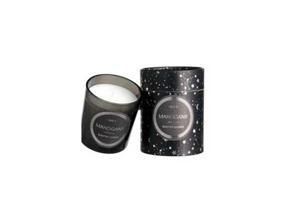 High-Class Popular Black Glass Jar Candle