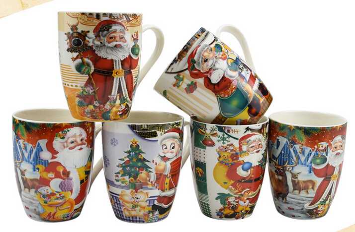 Manufacturer 19oz Cheap Christmas Decal Mug