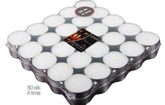 Competitive price white tealight candles in bulk