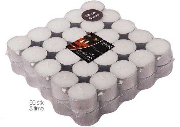 Competitive price white tealight candles in bulk