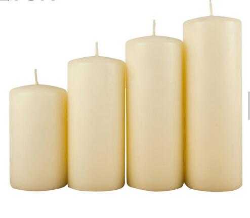 100% Cotton Wick Custom Fragrance Pillar Candle