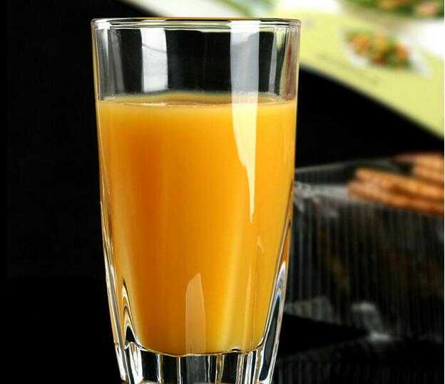 Simple Rectangular Single Wall Drinking Glass