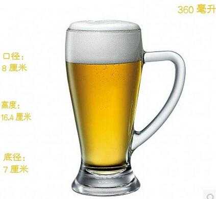 Large Capacity Various Style Glass Beer Cup