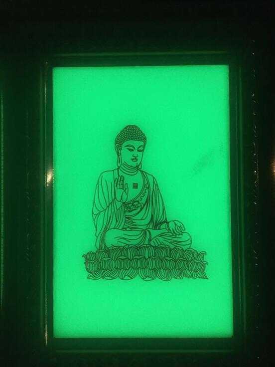 Luminous ceramics tile