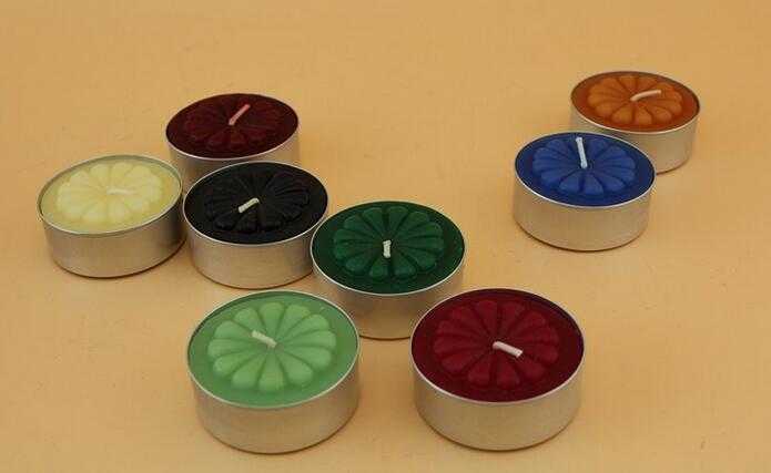 Christmas Pattern Design Cheap Tealight Candle 