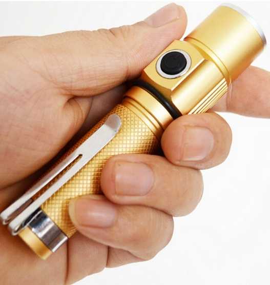 Zoomable portable CREE LED 4W LED Flashlight