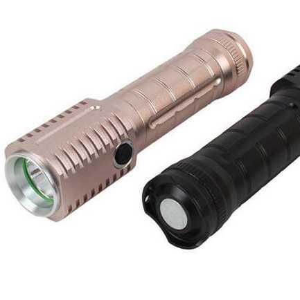 LED Torch 5W Aluminium Rechargeable Battery LED Flashlights