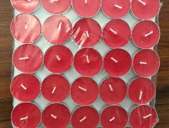 Various Colour Unscented Tealight Candle