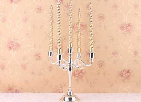 High quality gold cheap taper candle