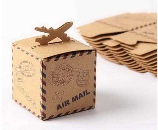 Paper gift box for baby shower 