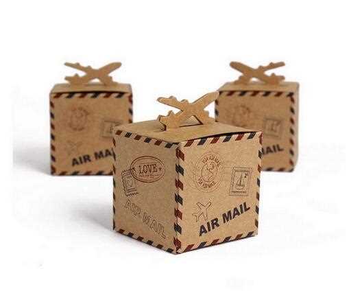 Paper gift box for baby shower 