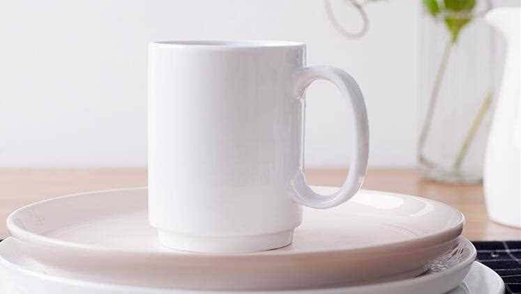 OEM Plain White Glazed Coffee Cups