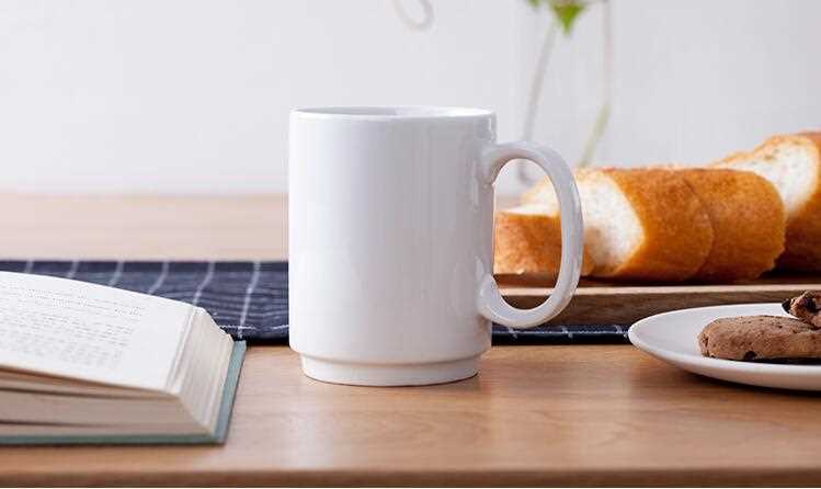 OEM Plain White Glazed Coffee Cups