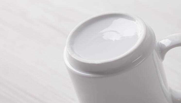 OEM Plain White Glazed Coffee Cups