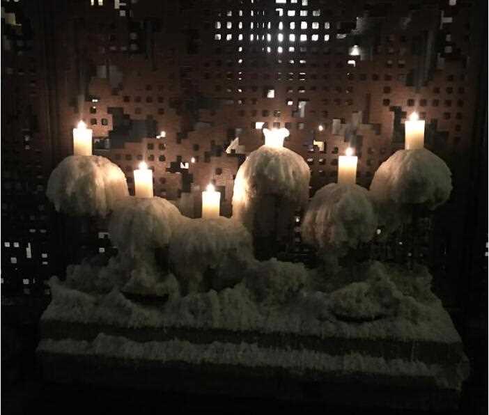 Customized Church White Pillar Candle