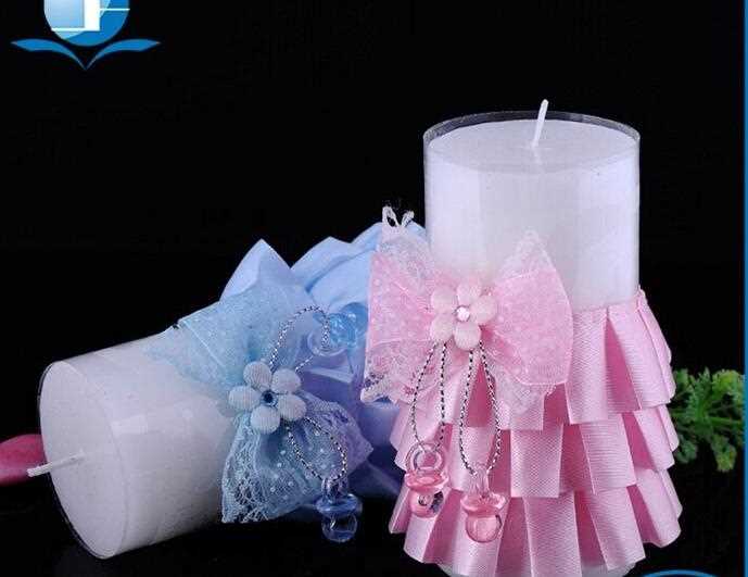 Hot sale wick pillar paraffin wax candle
