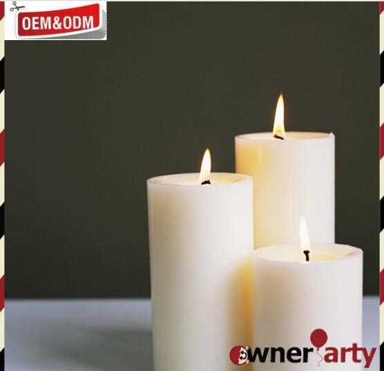 Customized Size Large Pillar Soy Candles