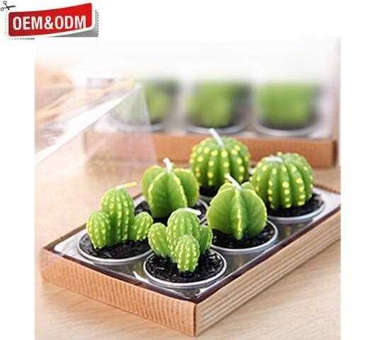  Newest  Plants Design Scented Christmas Candles