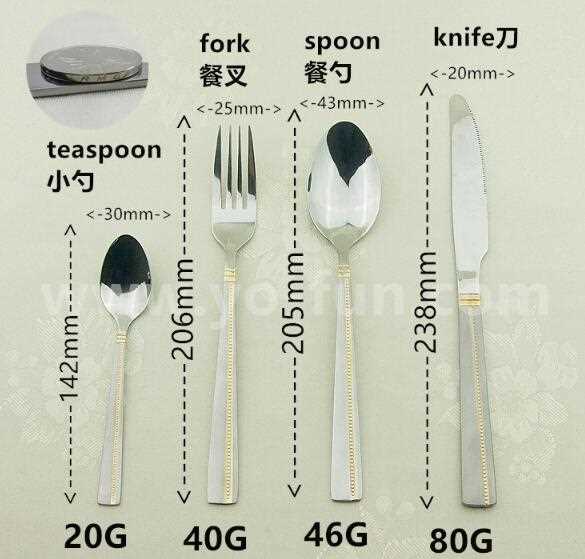 Australia style hot sale stainless steel cutlery