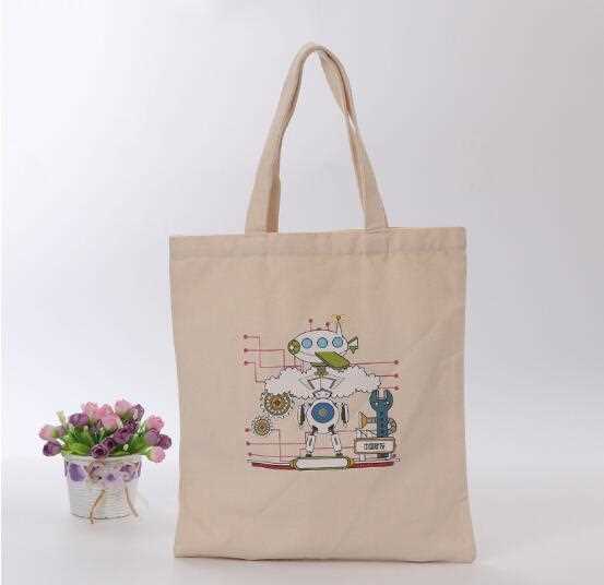 MANUFACTURER NATURAL RECYCLED CHEAP SHOPPING COTTON CANVAS BAG 