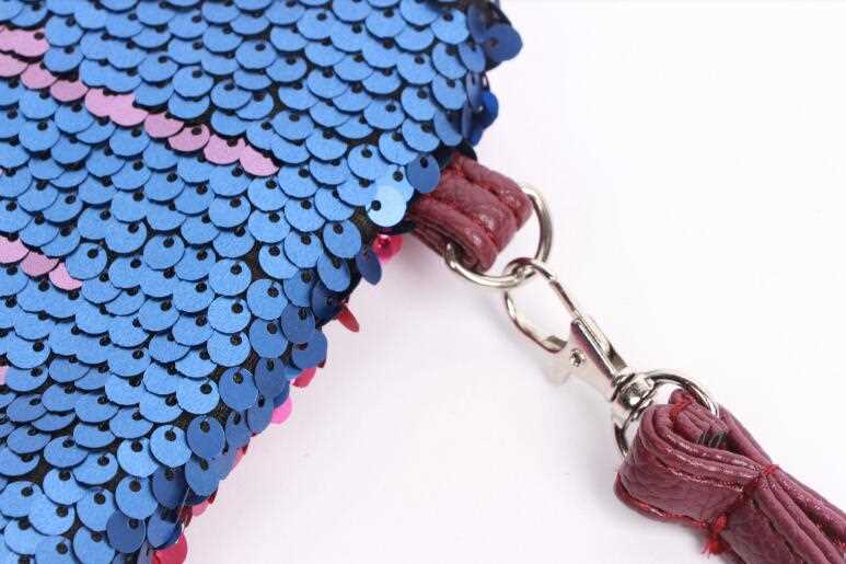 HIGH QUALITY SEQUIN EMBROIDERY COSMETIC BAG