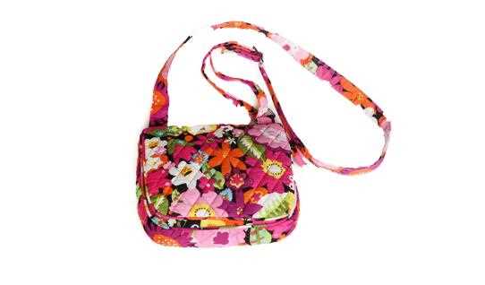 PRINTED CROSSBODY PORTABLE EUROPEAN LADIES CANVAS SHOPPING TOTE BAG