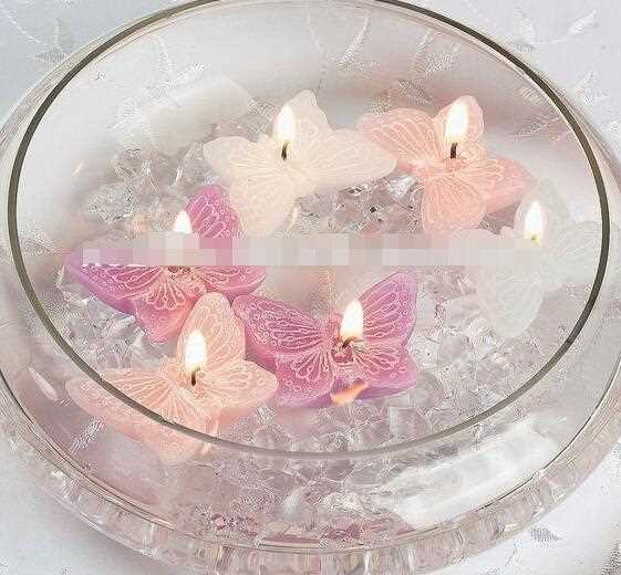Personalized Butterfly Shape Floating Candle