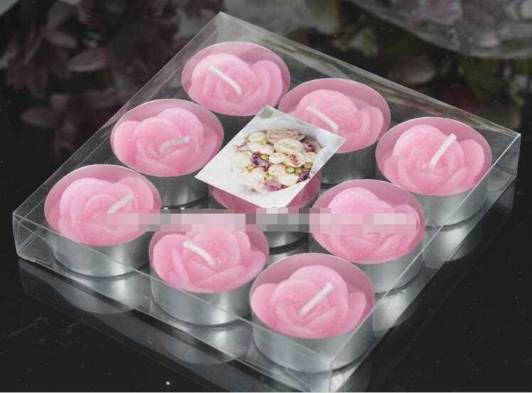 Novetly Rose Tealight Candles Set