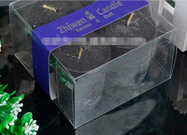 Fancy Votive Candles In PVC Box