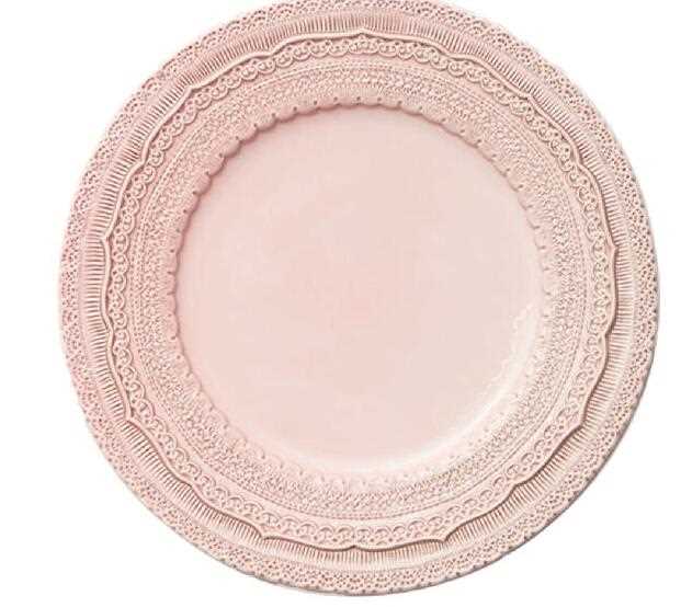 New desigh ceramic embossed charger plates