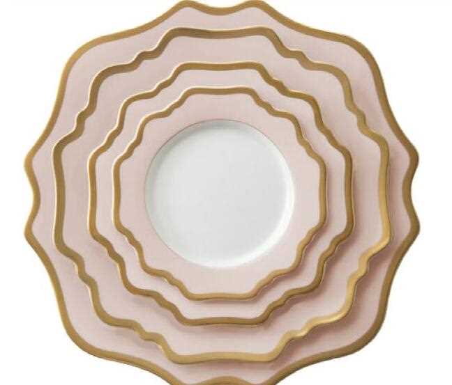 ceramic sealloped porcelain dinner plates 