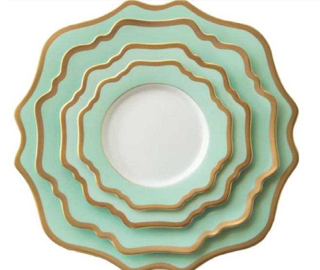 ceramic sealloped porcelain dinner plates 