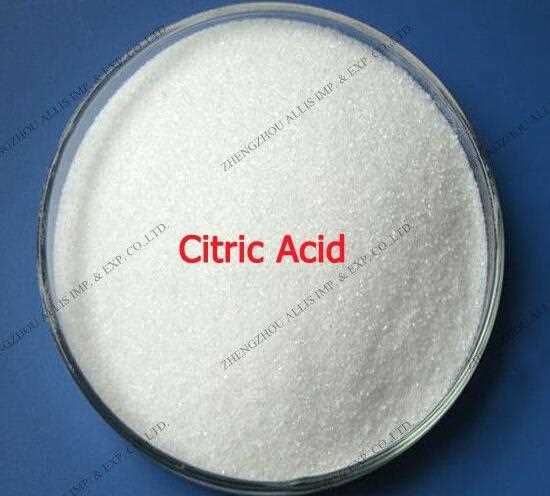99.5%~100.5% food additive citric acid anhydrous for for food and juice