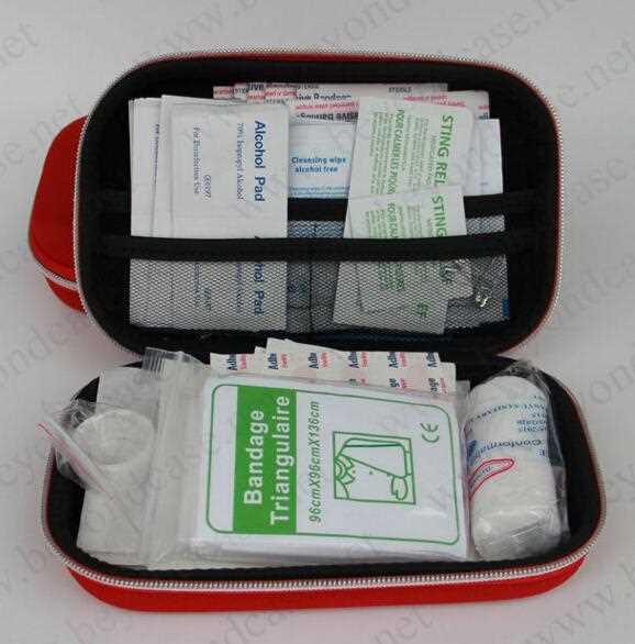 First Aid Kit - 48 Piece Emergency Kits with Basic Medical Safety Supplies for Auto, Home, Office, Travel Lightweight