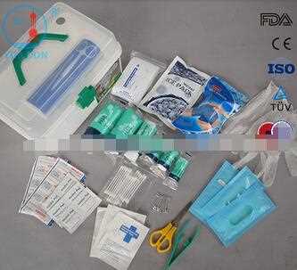 YD80004 China factory Wholesale medical First aid kit (CE, ISO and FDA approved)