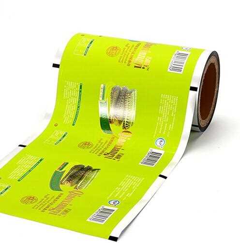 Food Grade Laminated Plastic Packaging Roll Film For Wheat Packing