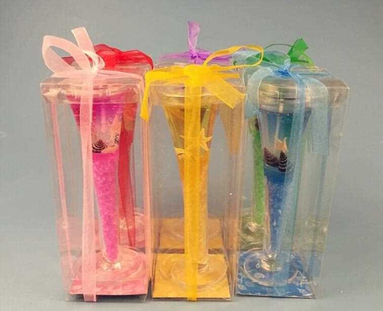 Romantic DIY Red Wine Glass Wax Candle