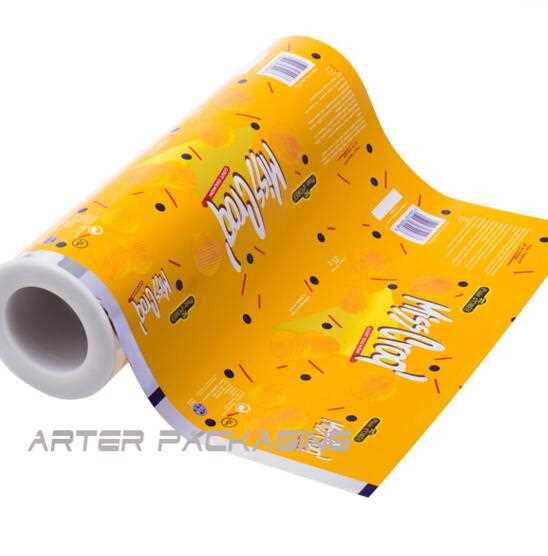 Laminated chips plastic food grade packaging film