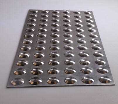 fully 304 stainless steel tactile plates with lines inserts
