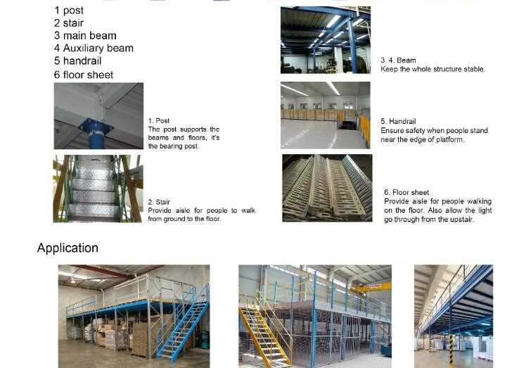 Warehouse Work Steel Storage Platform