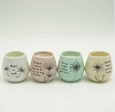 colorful fragrant ceramic rose essential oil candles