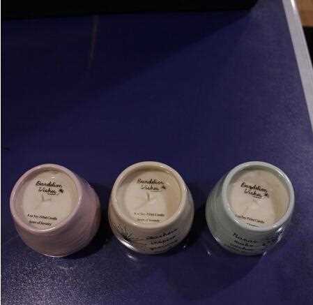 colorful fragrant ceramic rose essential oil candles