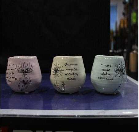 colorful fragrant ceramic rose essential oil candles