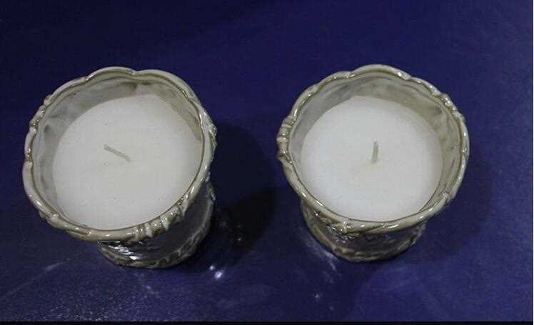 Ceramic art design festival lighting citronella candles