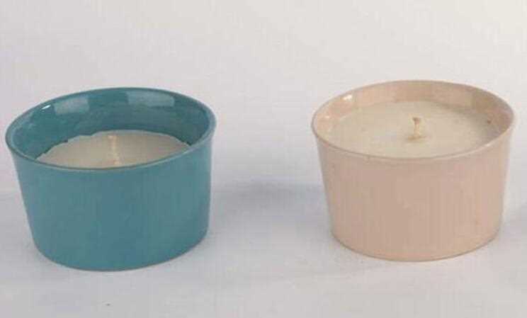 popular ceramic bowl-shaped oil candles